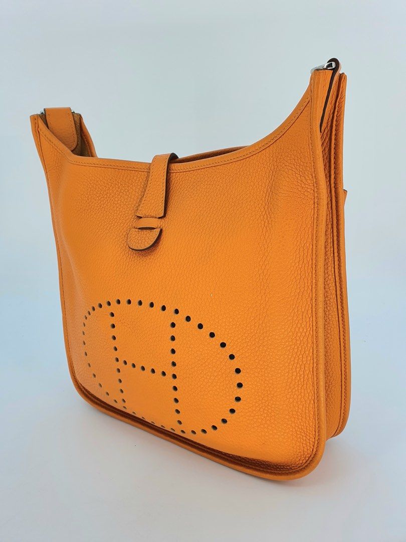 Sac hermes evelyne orange cheap