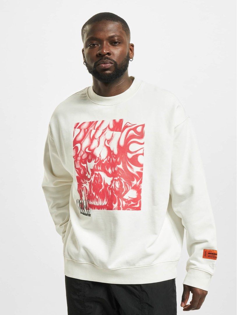 Heron preston skull hoodie store