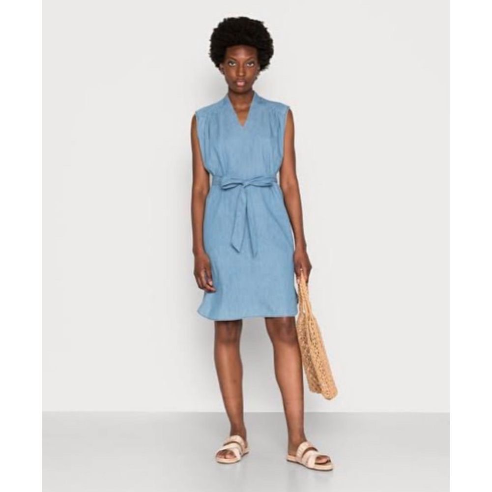 H&m short 2025 denim dress