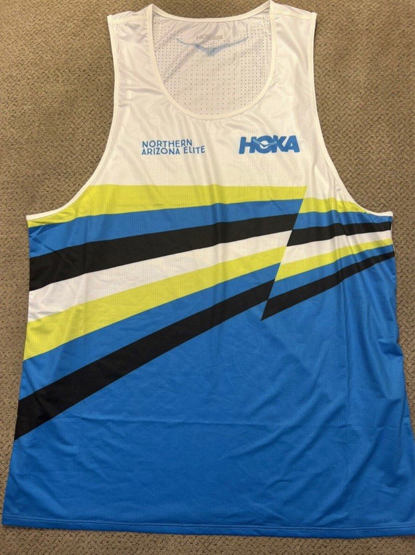 Hoka One One 2019 Pro Elite Singlet - Naz, 男裝, 運動服裝- Carousell