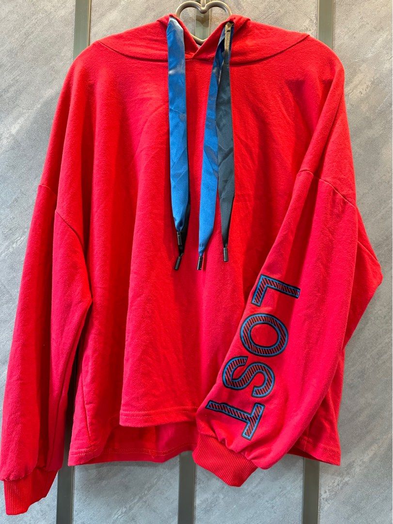 Hoodie off shoulder top