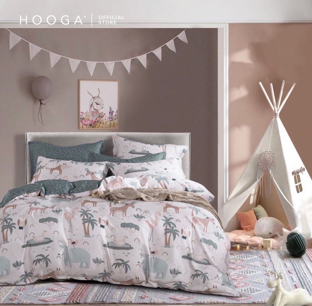 Hooga Children Quilt Cover Set, Furniture & Home Living, Bedding