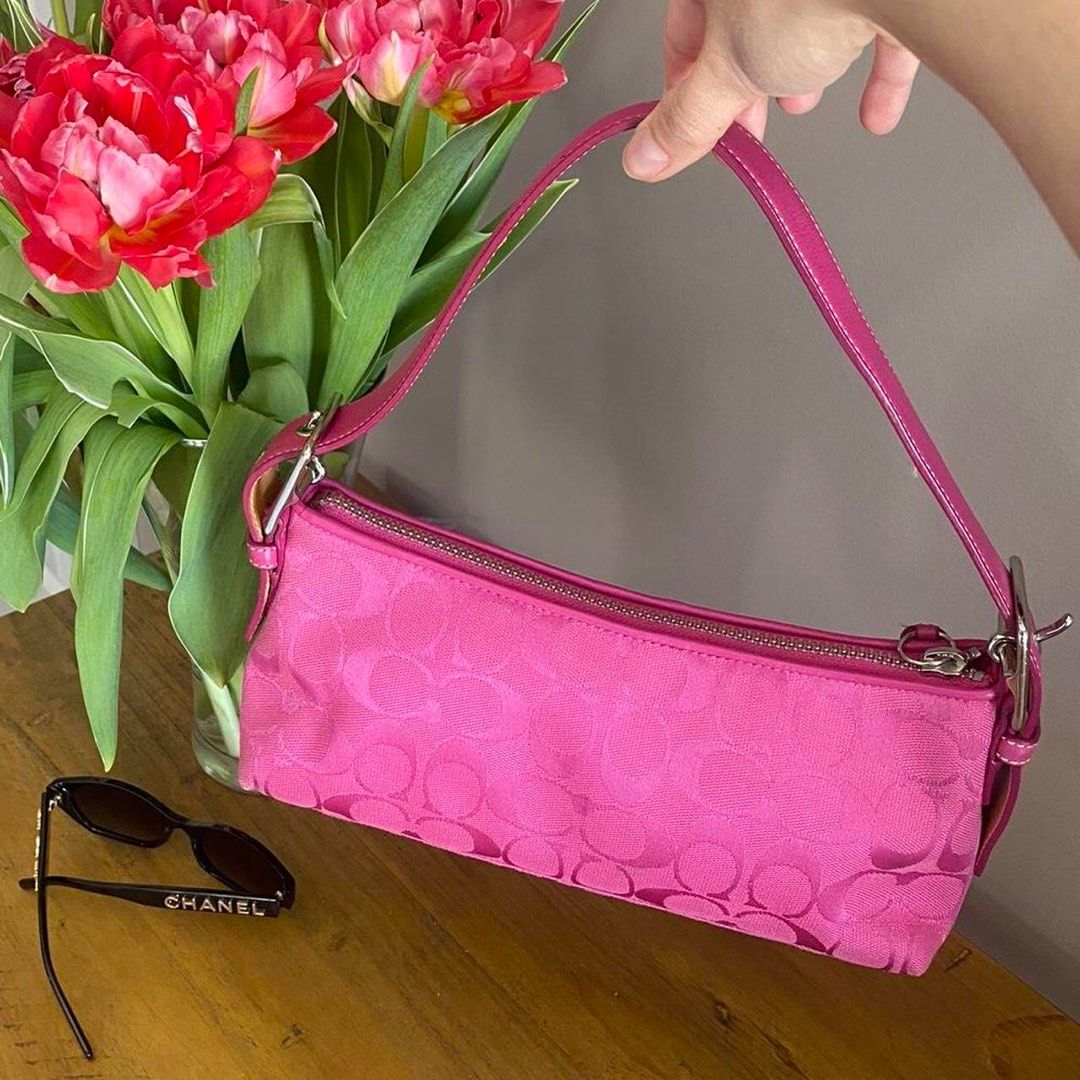 Coach Hot Pink Leather Handbag item #40481 – ALL YOUR BLISS