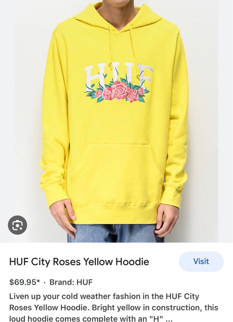 Huf floral hoodie outlet