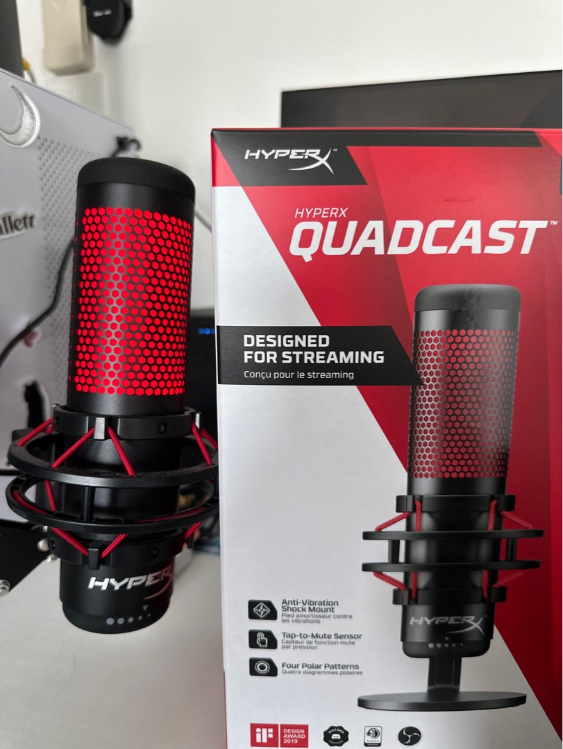 HyperX Quadcast, Audio, Microphones on Carousell