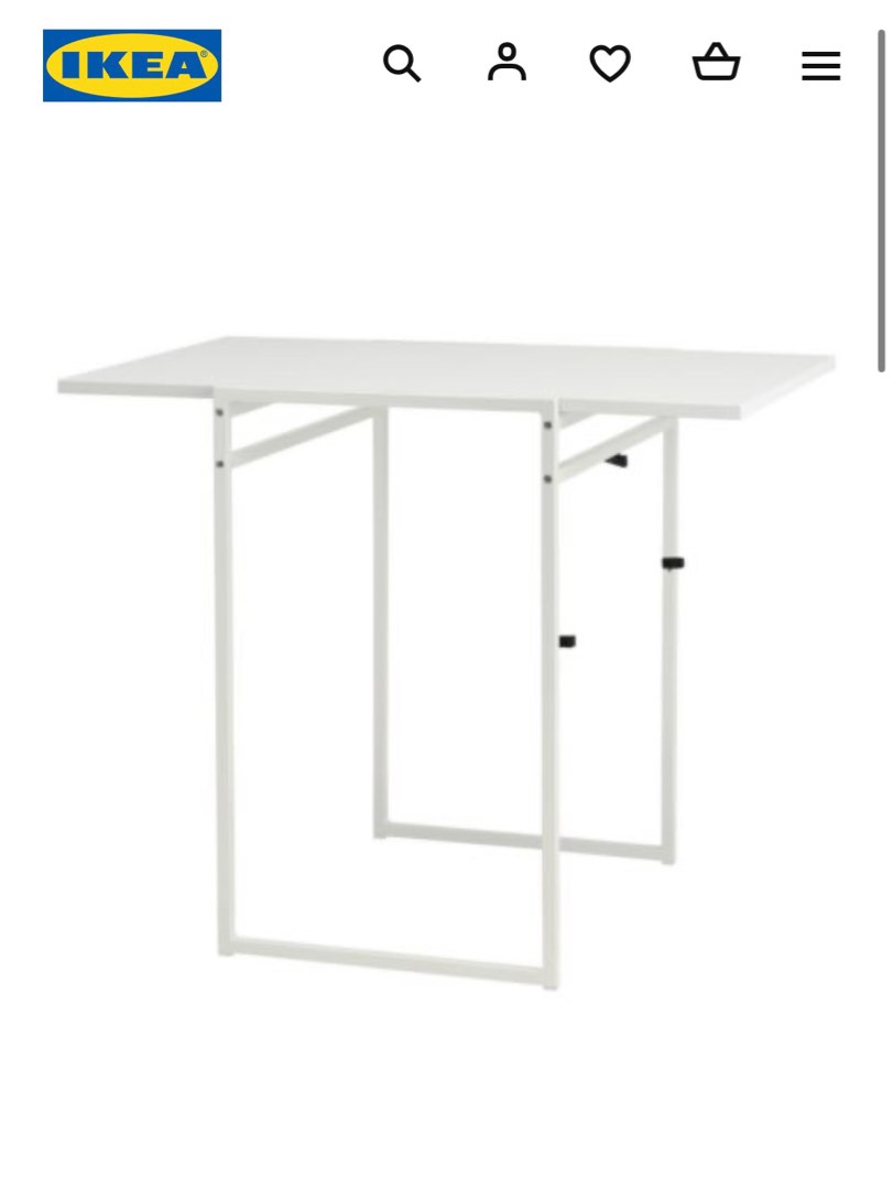 Ikea Folding Table, 傢俬＆家居, 傢俬, 桌子 Carousell