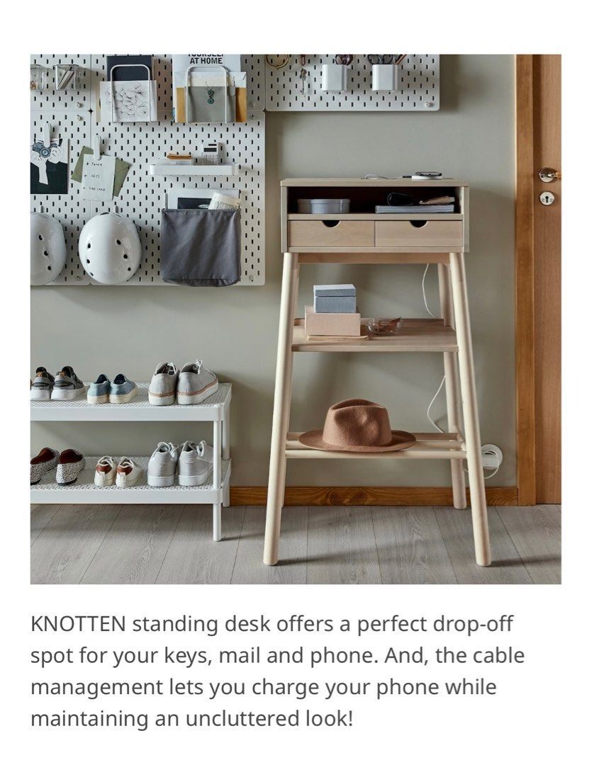 Ikea knotten standing desk sales