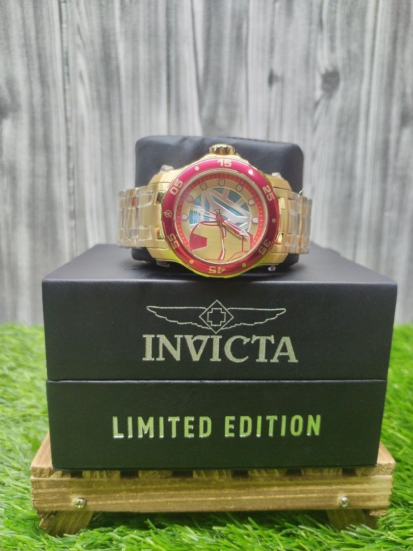 Invicta Marvel Ironman Quartz Men s Watch 32423 Men s Fashion