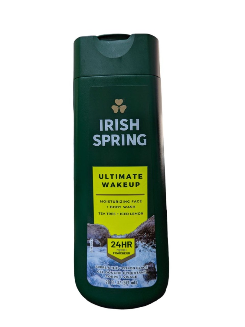 Irish Spring Ultimate Wake Up Moisturizing Face + Body Wash, Tea Tree
