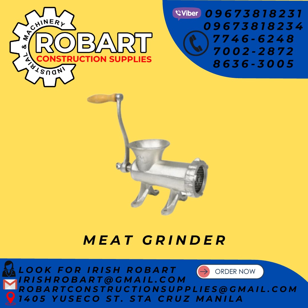 Iron Meat Grinder, Commercial & Industrial, Construction Tools