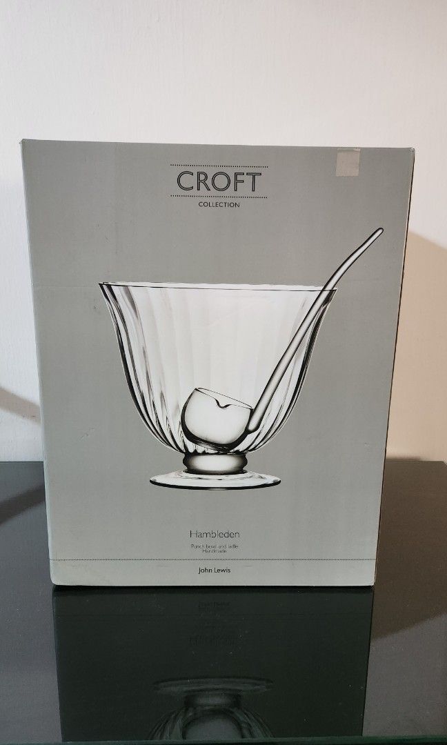John Lewis Luxury Croft Collection Punch Bowl, Furniture & Home Living