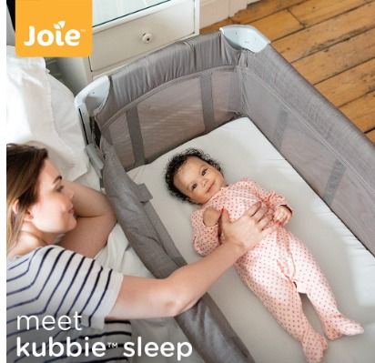Joie Kubbie Sleep Bedside Travel Cot SOL3165 Babies Kids