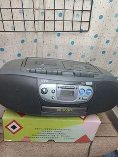 JVC雙卡帶CD音響
