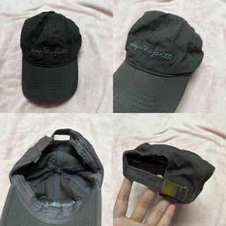 Keep the faith gray cap