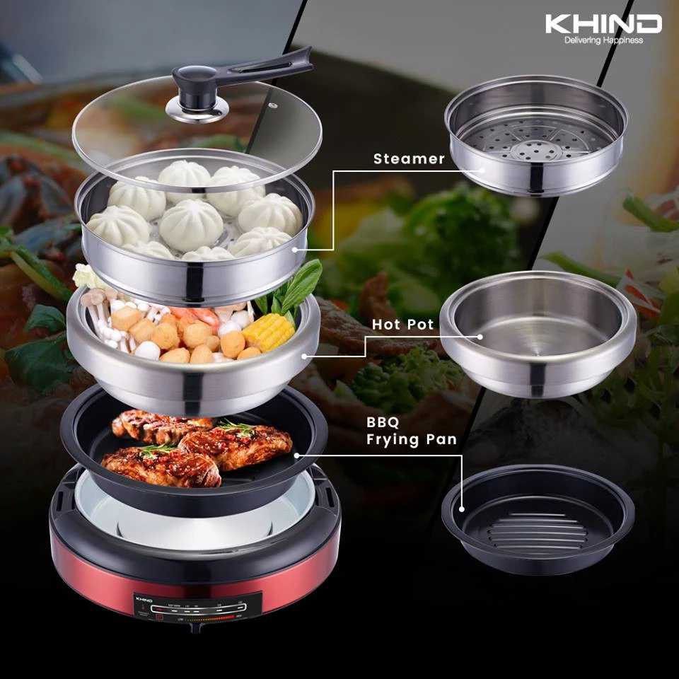 Khind 8 in on sale 1 multi cooker