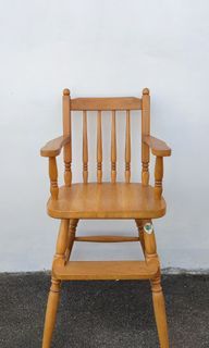 kids dining chair wooden highchair kashiwa japan