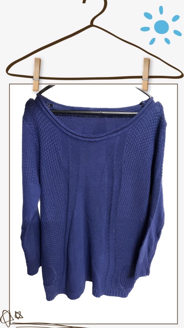 Knitwear Shirt, Women's Fashion, Tops, Other Tops on Carousell