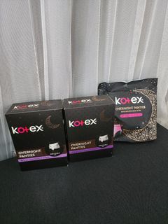 KOTEX Overnight Panties Sleepwell 360° Anti Leakage Protection Size M-L  (For Hip 34 & Above) 2s, Feminine Care