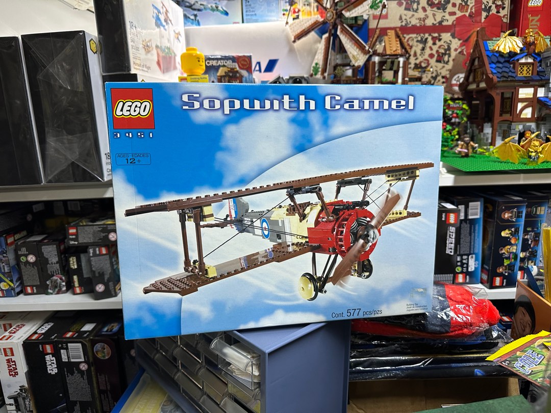Lego 螺旋槳飛機3451 外盒良好，但不完美實物看圖, 興趣及遊戲, 玩具