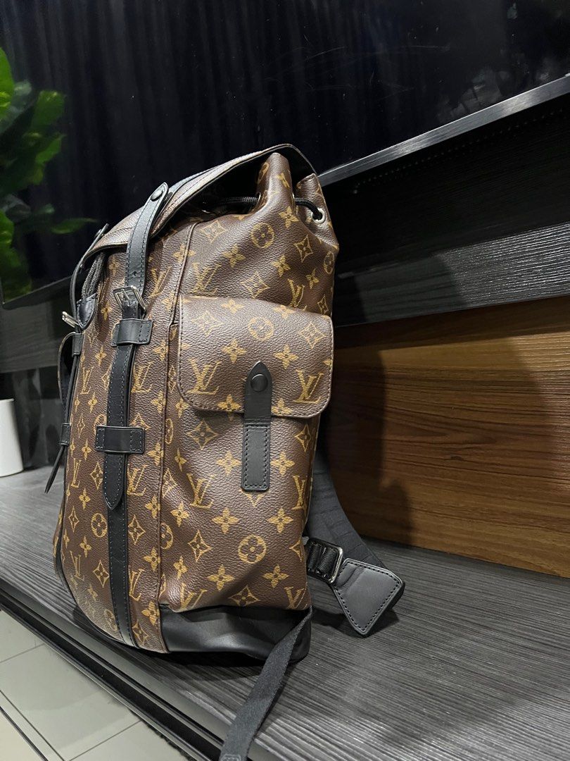 LV CHRISTOPHER SLIM BACKPACK, Luxury, Bags & Wallets on Carousell