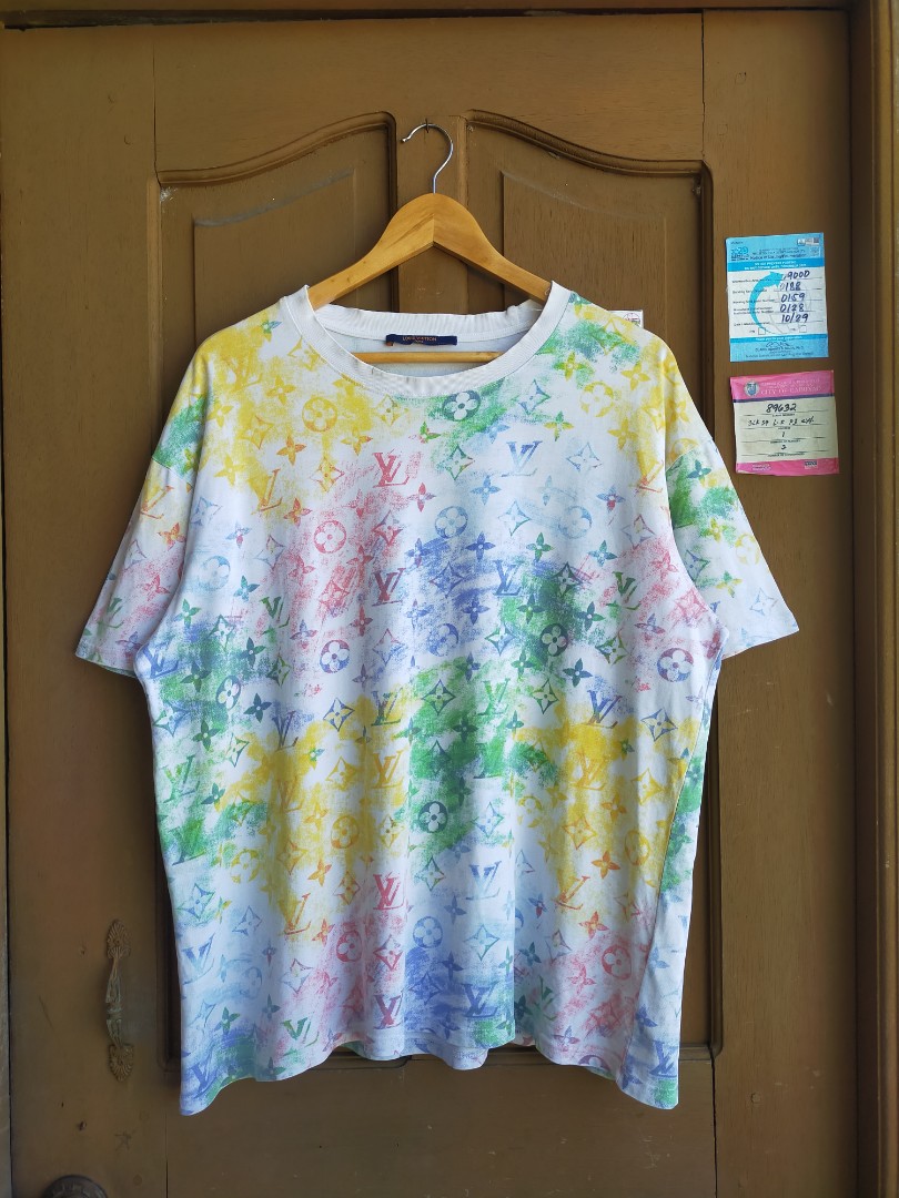 Louis Vuitton Tie Dye T-shirt, Men's Fashion, Tops & Sets, Tshirts & Polo  Shirts on Carousell