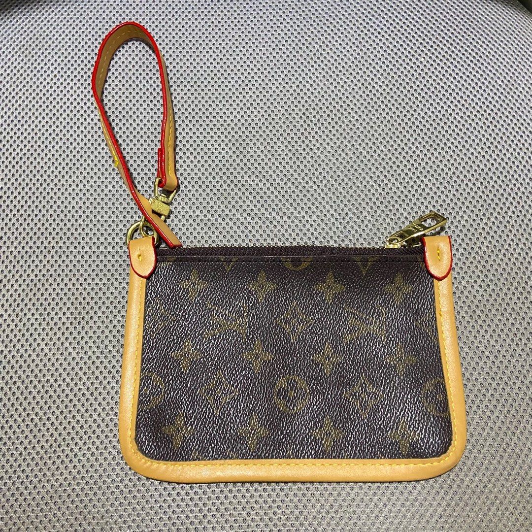 LV LEATHER CARRY ALL POUCH BAG (Category: Luxury Bags & Wallets) located in Calamba. Submitted by lgnhustler_18 (Listing ID 1256942500, Image 3). Description: LV LEATHER CARRY ALL POUCH BAG Width: 8.3 inches Height: 5.1 inches Depth: 0.2 inches Like new condition.
