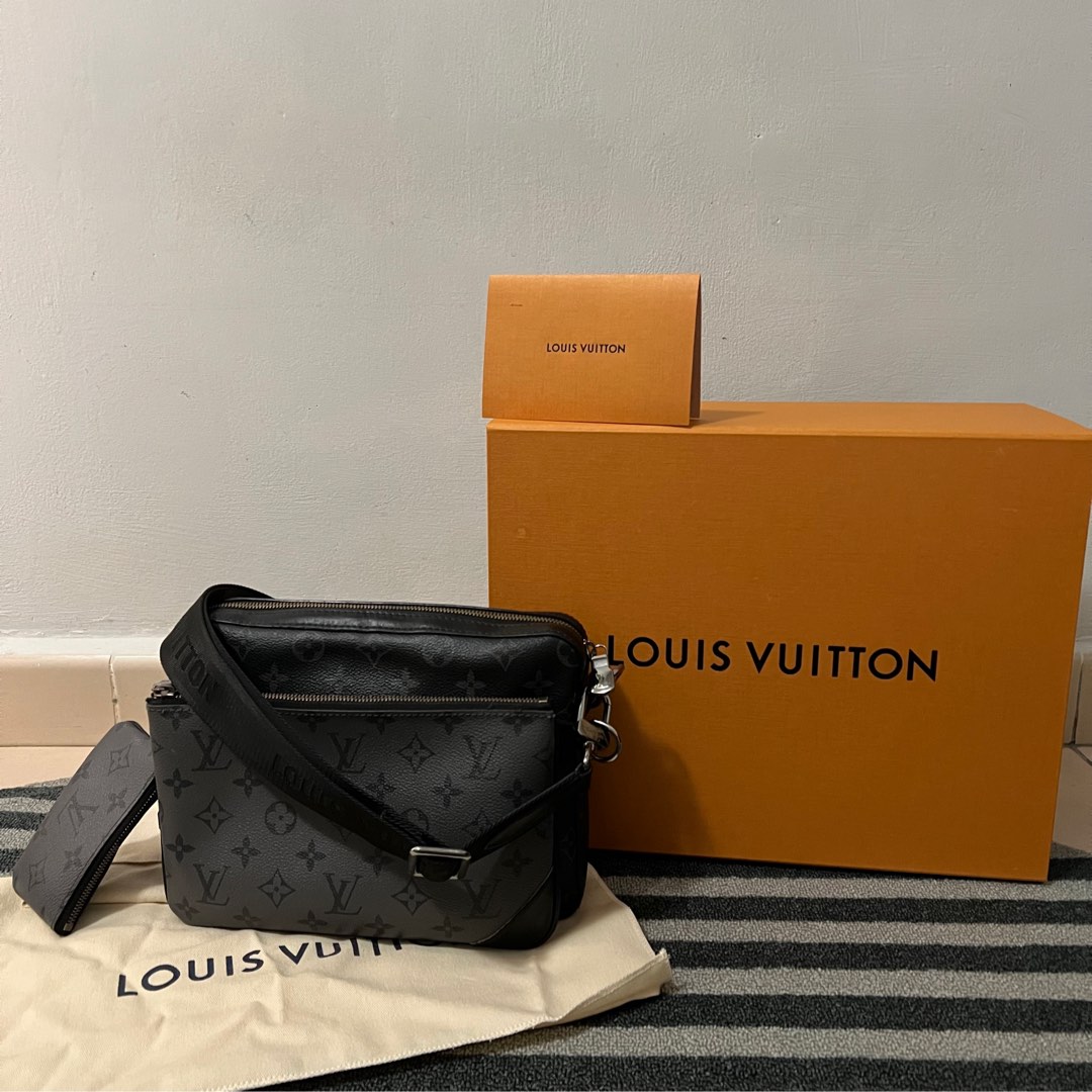 Louis Vuitton Monogram Trio Backpack, Luxury, Bags & Wallets on Carousell