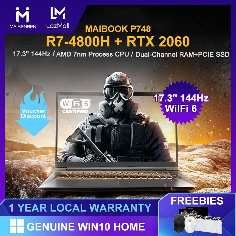 Maibenben P748 RTX 2060 gaming laptop, Computers & Tech, Laptops ...