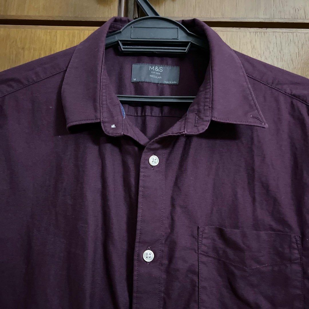 M and s mens cheap casual shirts