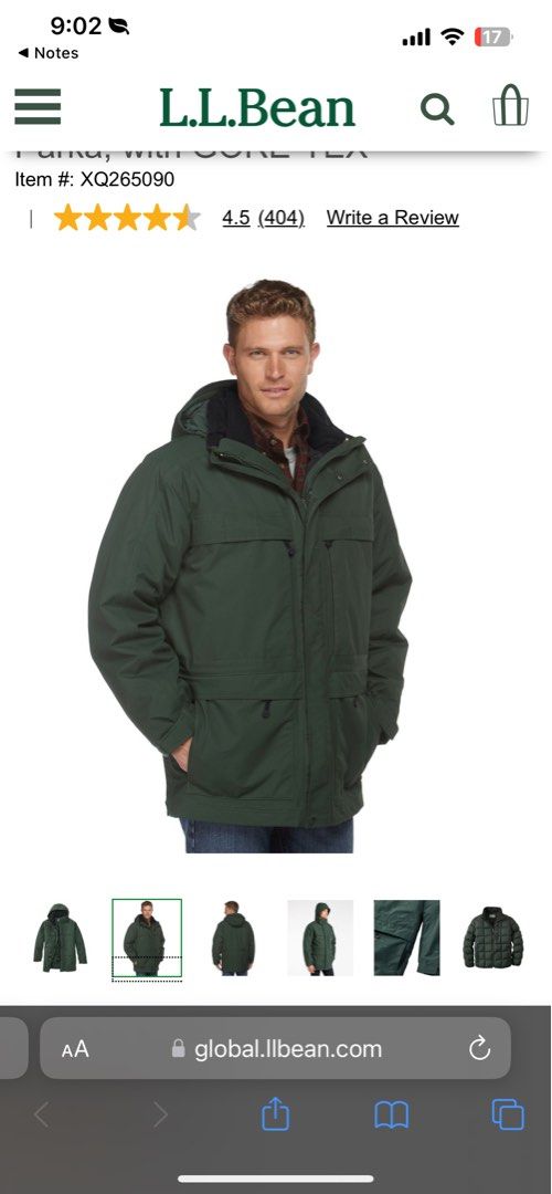 Men's Maine Warden's 3-in-1 Parka, with GORE-TEX 100% AUTHENTIC
