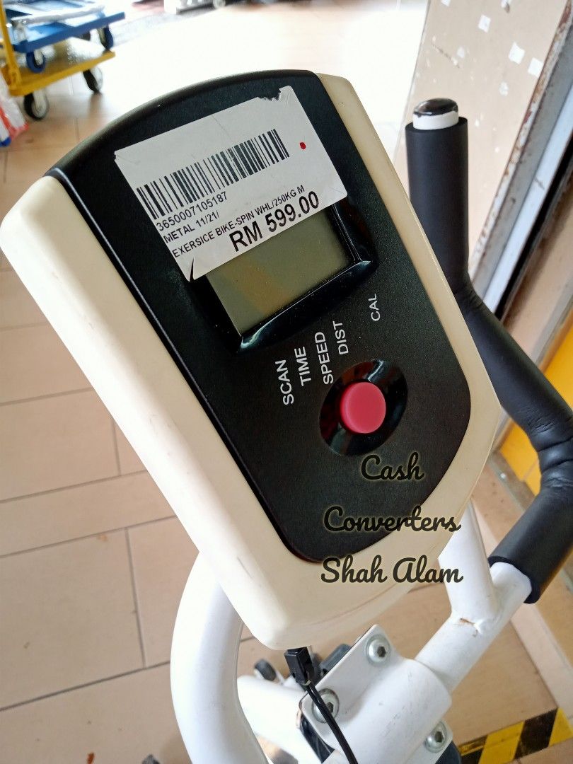 Metal Exerciser Bike Indoor Spin Wheel Maximum Weight 250kg