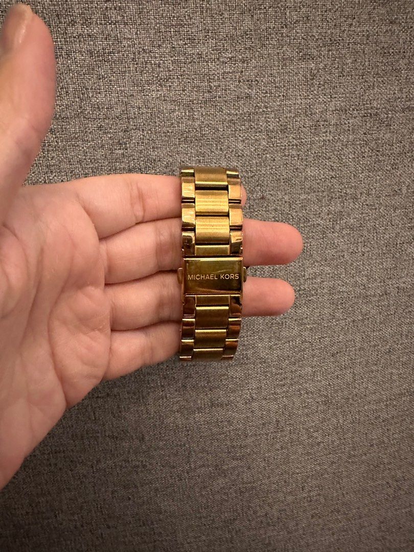 Michael kors clearance gold diamond watch