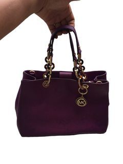 Micheal kors hand bag purple