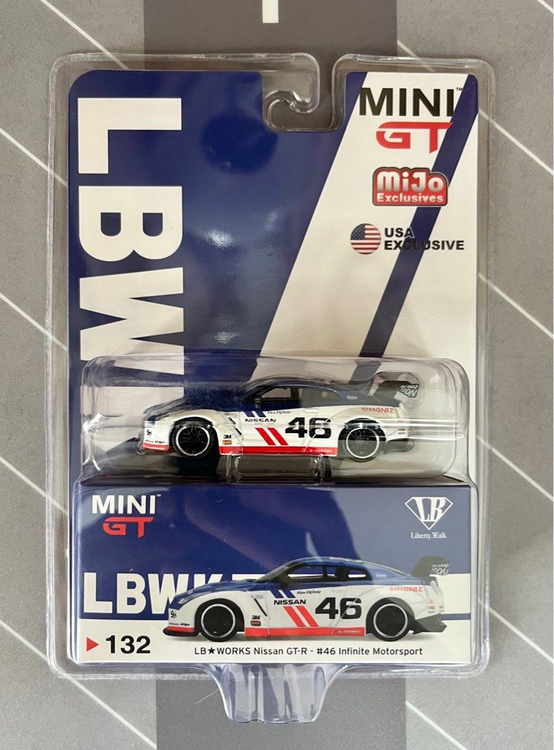 MINI GT X MIJO USA EXCLUSIVE #132 NISSAN LB GT-R R35 TYPE 1 