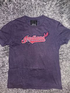 MLB Boston Redsox Basic Monogram Big B Back Logo T-Shirt Purple