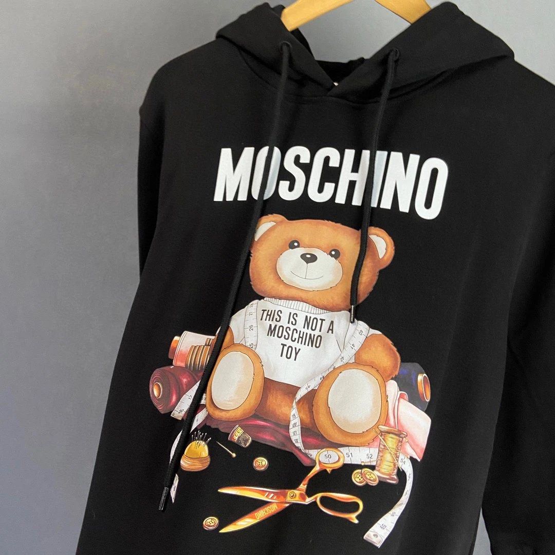 Moschino pullover hoodie discount