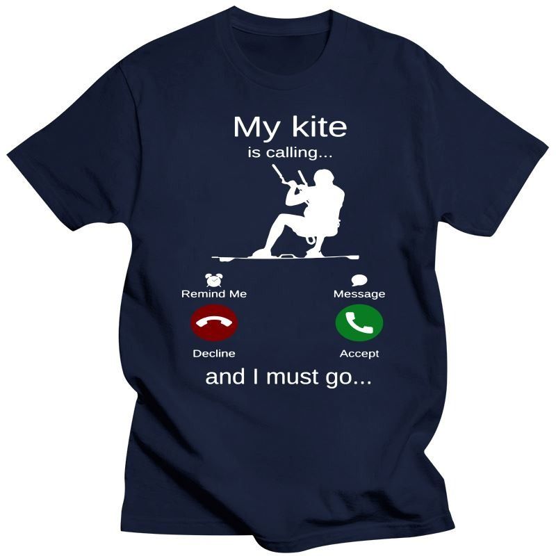 My Kite Is Calling And I Must Go Kitesurf T Shirt Big Size O-Neck Cotton  Custom Short Sleeve Shirt Men, 興趣及遊戲, 玩具& 遊戲類- Carousell