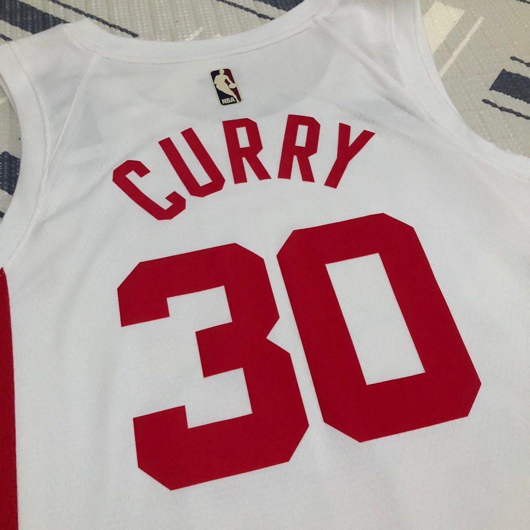NBA 75th Anniversary Curry #30 Nets White Jersey - Kitsociety