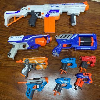 NERF ELITE ENLIST ENGAGE ENFORCE MAKES TWO GUNS