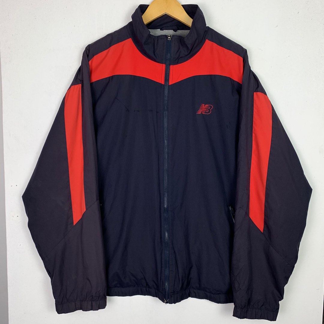 New Balance Windbreaker Jacket Vintage, Men's Fashion, Tops & Sets ...