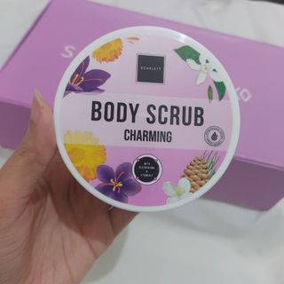 NEW BARU Scarlett body scrub charming lulur mandi brightening whitening