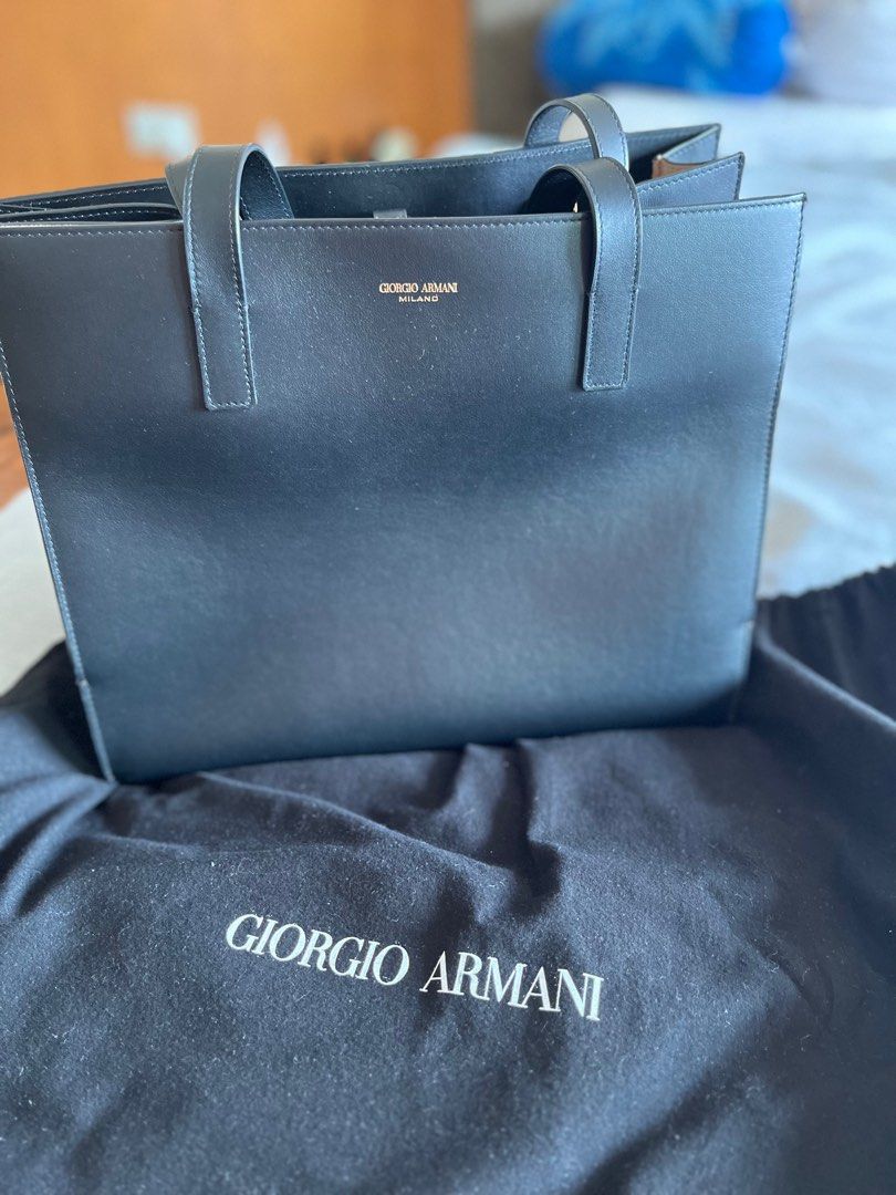Giorgio armani black bag best sale