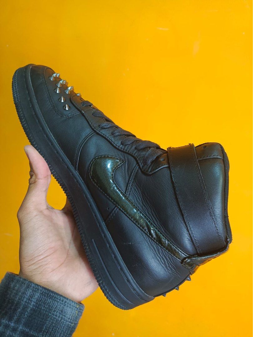 Nike air force 1 downtown hi spike black sales