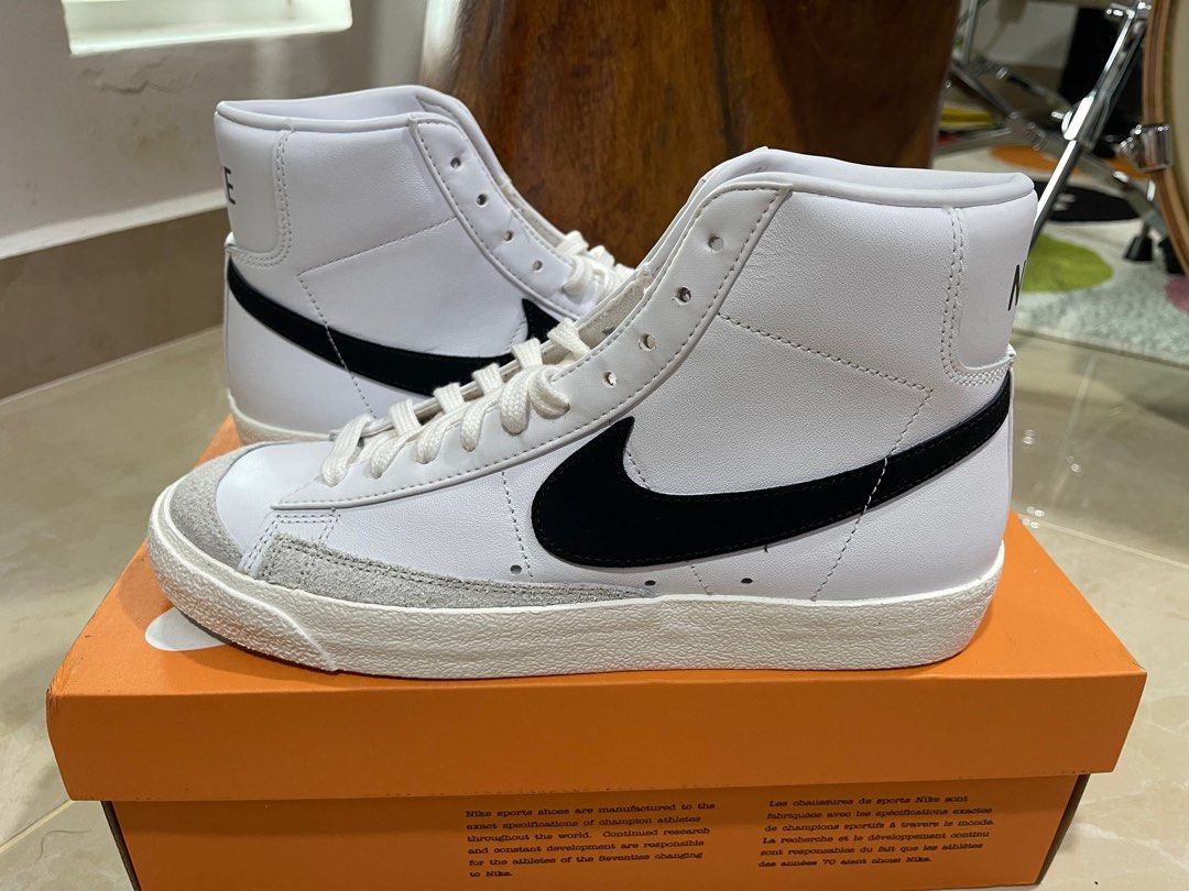 Blazer mid 77 sale premium vintage (white black)
