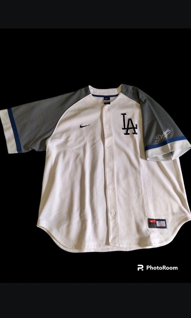 Los Angeles Dodgers Nike Road Authentic Team Jersey - Gray