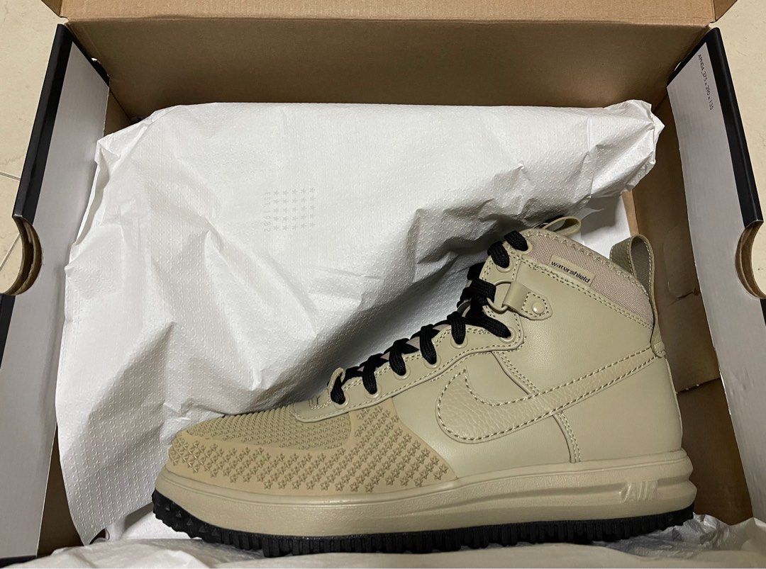 Nike Lunar Air Force 1 Duckboot Tan Men US 10.5 UK 9.5 EUR 44.5 Nike Sneakers Trainers