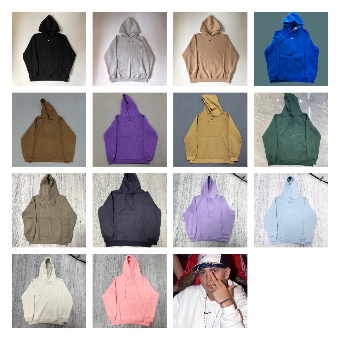 Nike Mini Swoosh Hoodie, Men's Fashion, Tops & Sets, Hoodies on Carousell