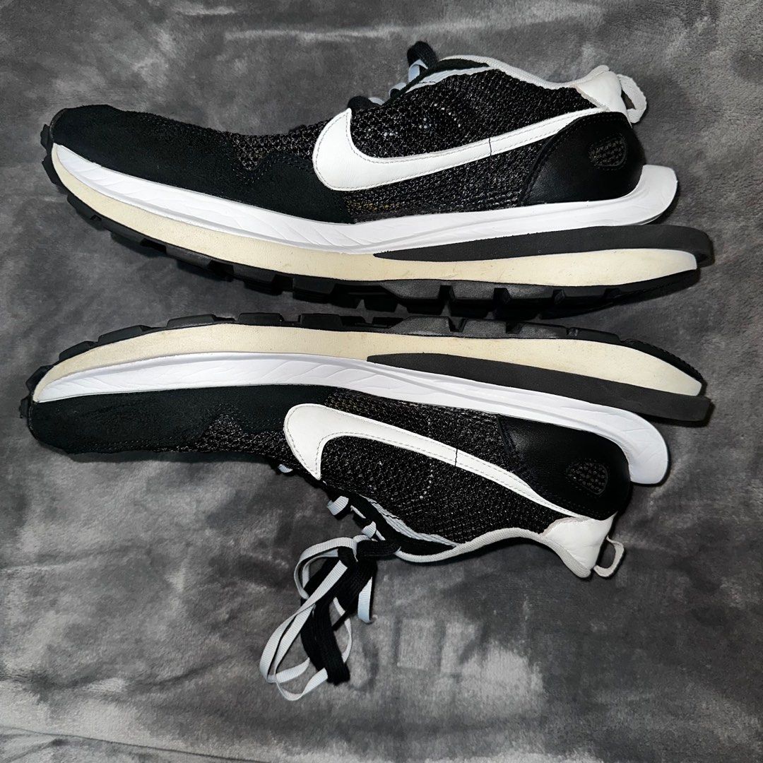 Nike x sacai VaporWaffle (Category: Sneakers) located in Quezon City. Submitted by pmc10 (Listing ID 1256955495, Image 3). Description: Nike VaporWaffle x sacai “Black White” Size US 13 Authenticated thru CheckCheck #245466 - Near mint, minimal stains - No box Slightly negotiable.