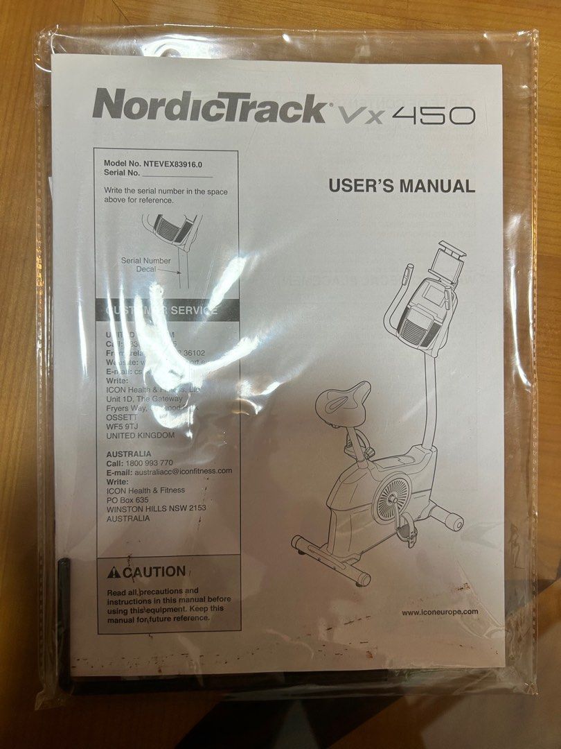 NordicTrack Vx450 Stationery Bike