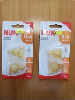 Nuk 0-6m Classic Anti-Colic 奶嘴